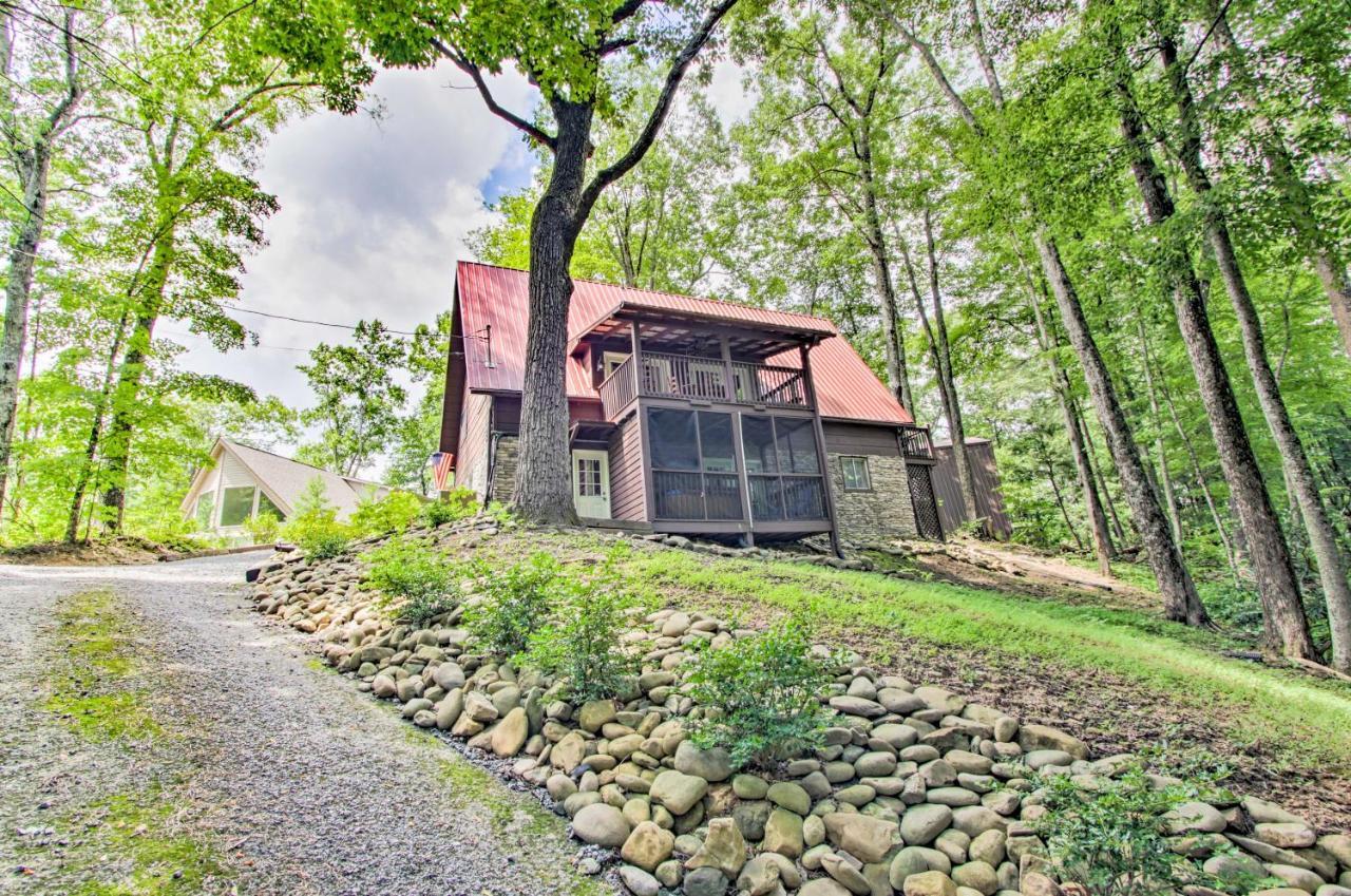 A-Frame Cabin With Hot Tub Less Than 1 Mi To Ober Gatlinburg Villa Luaran gambar