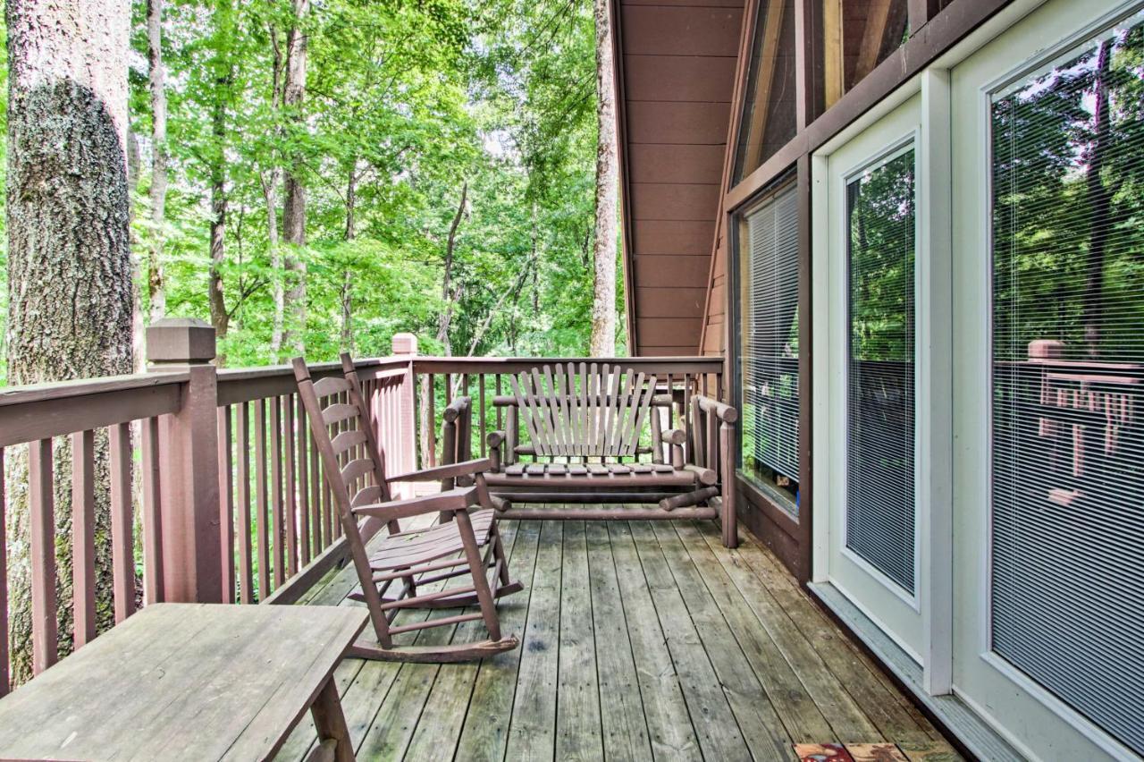 A-Frame Cabin With Hot Tub Less Than 1 Mi To Ober Gatlinburg Villa Luaran gambar