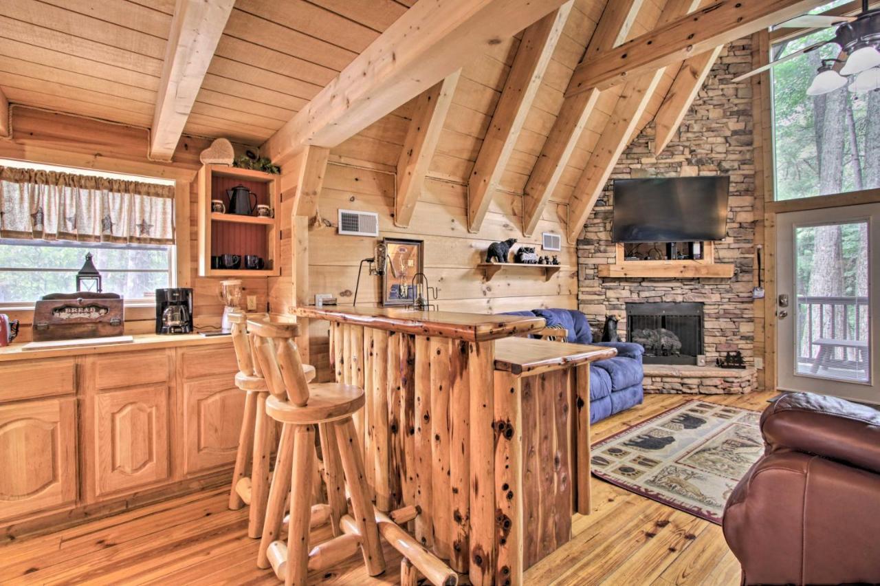 A-Frame Cabin With Hot Tub Less Than 1 Mi To Ober Gatlinburg Villa Luaran gambar
