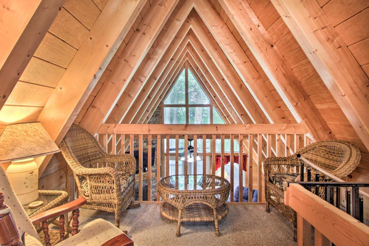 A-Frame Cabin With Hot Tub Less Than 1 Mi To Ober Gatlinburg Villa Luaran gambar